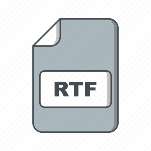 Rtf, file, format, extension icon - Download on Iconfinder