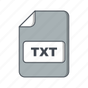 txt, file, format, extension
