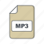 mp3, file, format, extension 