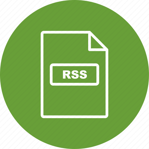 Rss, file, format icon - Download on Iconfinder