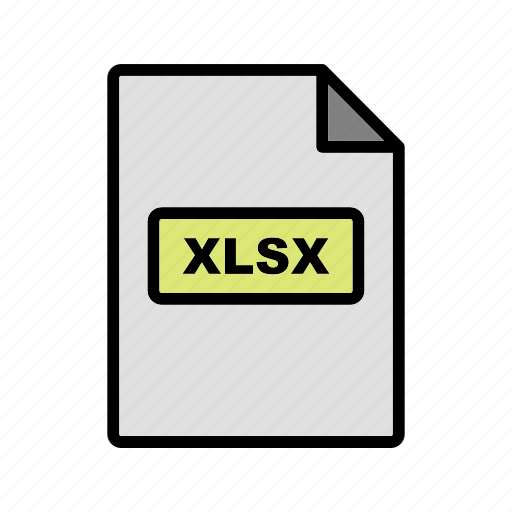 Xlsx, file, format icon - Download on Iconfinder