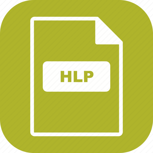Hlp, file, format icon - Download on Iconfinder