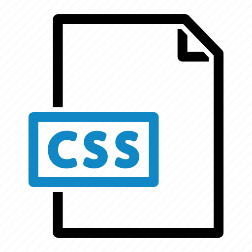 Cascading style sheet, css, file format, extension, file, file type icon - Download on Iconfinder