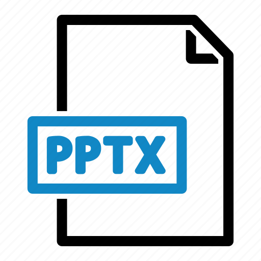 Pptx, document, file format, powerpoint, extension, format icon - Download on Iconfinder