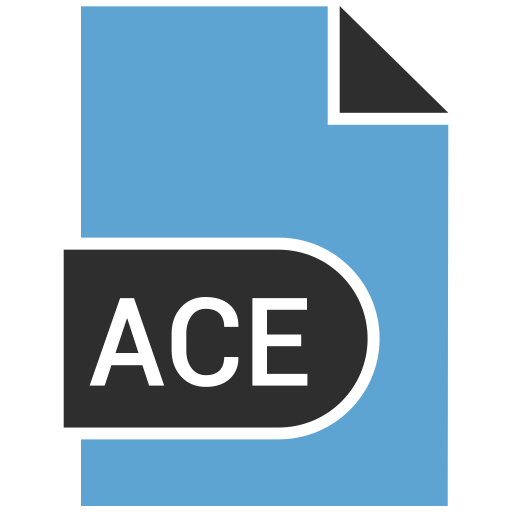 Ace, extension, file, name icon - Free download