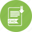 cad, document, extension, file, format, paper, type 