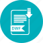 document, dwf, extension, file, format, paper, type 