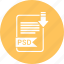 document, extension, file, format, paper, psd, type 