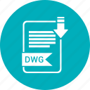 document, dwg, extension, file, format, paper, type 