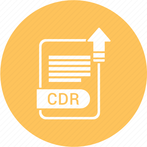 Cdr, document, extension, folder, format, paper icon - Download on Iconfinder