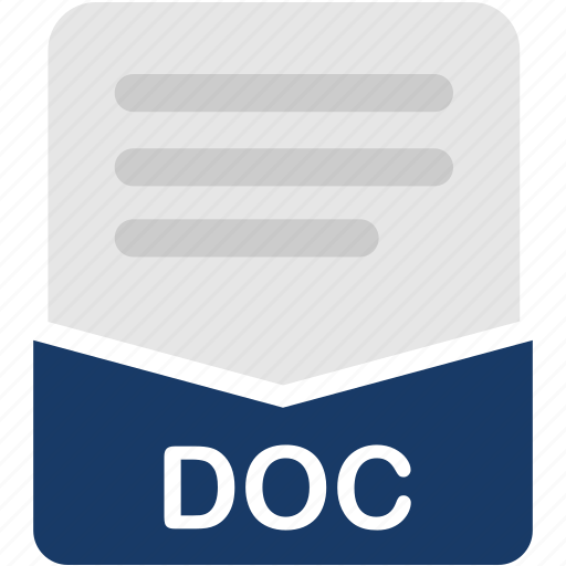 Doc, document, file, format, word, extension icon - Download on Iconfinder