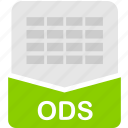 file, format, ods, spreadsheet, extension