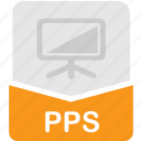 file, format, powerpoint, pps, extension, slideshow