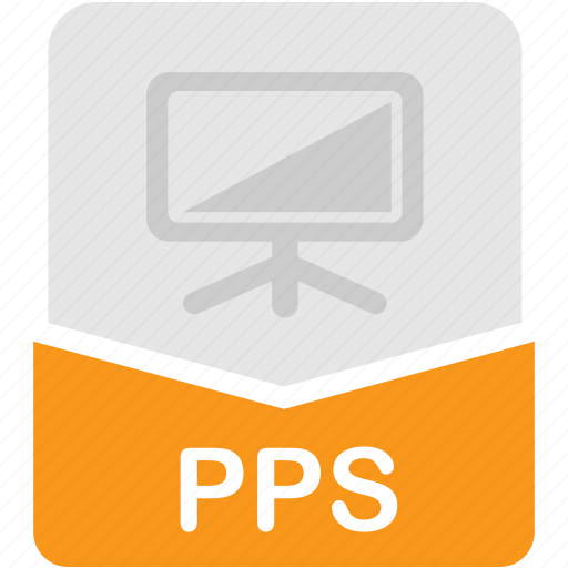 File, format, powerpoint, pps, extension, slideshow icon - Download on Iconfinder