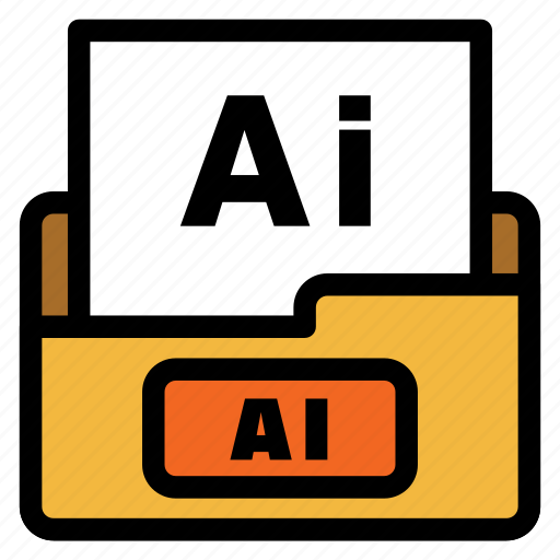 Ai file, file type, illustrator file, vector file, extension, filetype, format icon - Download on Iconfinder