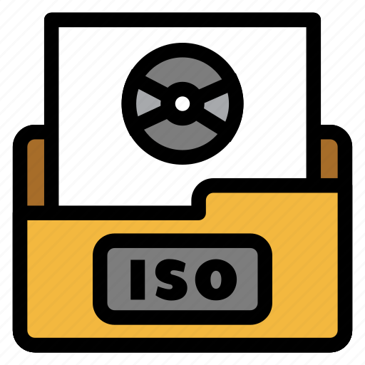 Archive, iso, iso file, documents, extension, filetype, format icon - Download on Iconfinder