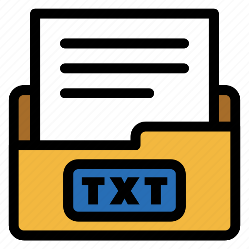 File type, text file, txt, txt file, extension, filetype, format icon - Download on Iconfinder