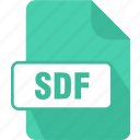 extension, file, sdf, document, page, sheet, standard data file