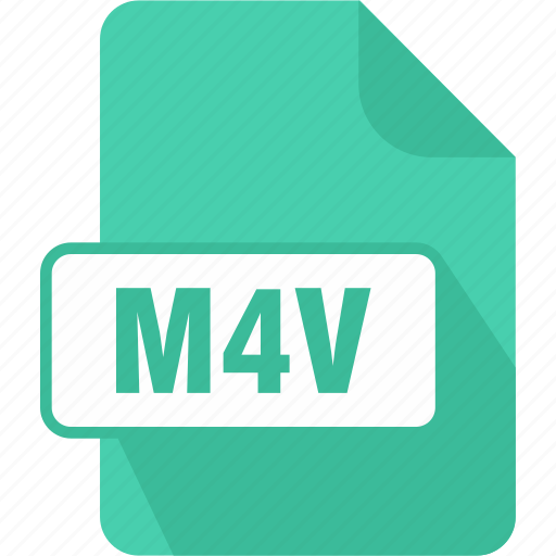 Extension, file, m4v, type, document, documents, itunes video file icon - Download on Iconfinder
