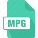 extension, file, mpg, type, audio, document, video