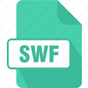 extension, file, swf, documents, shape, movie, shockwave flash