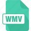 extension, wmv, format, sheet, document, windows media video, windows media video file 