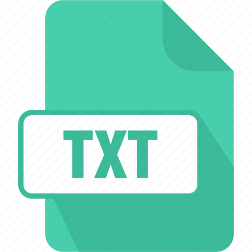 Extension, file, txt, type, documents, sheet, plain text file icon - Download on Iconfinder