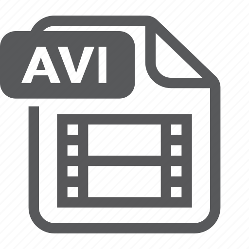Avi, document, extension, file, format, movie, type icon - Download on Iconfinder