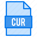 cur, document, file, format, type