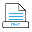 coding, file, format, php, programming 