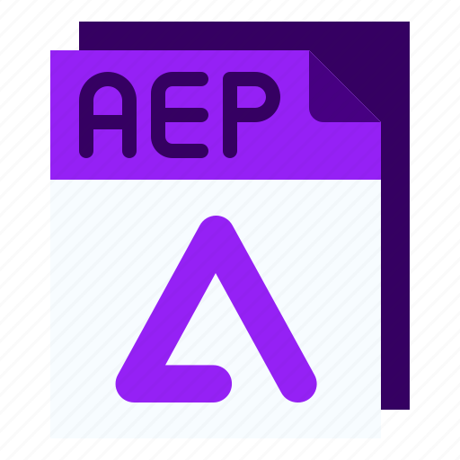 Aep, after, effects, file, format, extension, document icon - Download on Iconfinder