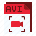 avi, video, file, format, extension, document, archive