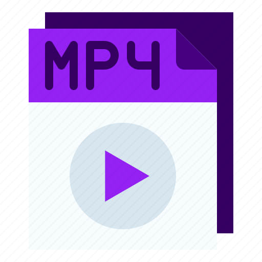 Mp4, multimedia, file, format, extension, document, archive icon - Download on Iconfinder
