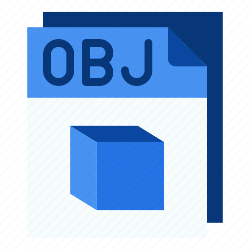 Obj, object, file, format, extension, document, archive icon - Download on Iconfinder