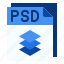 psd, file, format, extension, document, archive 