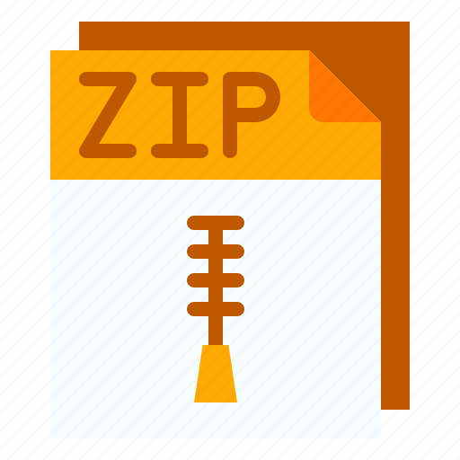 Zip, compressed, file, format, extension, document, archive icon - Download on Iconfinder