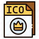 ico, website, file, format, extension, document, archive