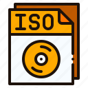 iso, digital, file, format, extension, document, archive