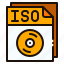 iso, digital, file, format, extension, document, archive 