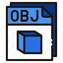 obj, object, file, format, extension, document, archive
