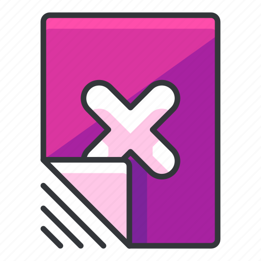 Cancel, checkmark, file, files, remove icon - Download on Iconfinder