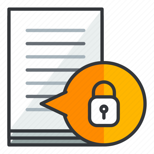 Document, file, files, lock, security icon - Download on Iconfinder
