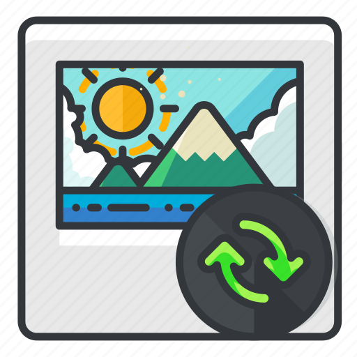 Arrows, file, files, image, photo, refresh icon - Download on Iconfinder