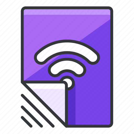 Document, file, files, internet, wifi, wireless icon - Download on Iconfinder