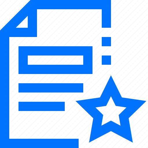 Document, favorite, files, like, love, paper, star icon - Download on Iconfinder