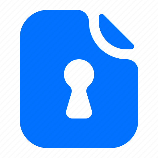 File, format, keyhole, lock icon - Download on Iconfinder