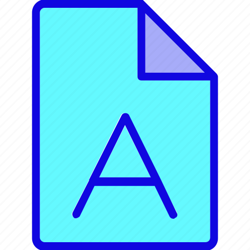 Alphabet, data, document, file, file format, font, type icon - Download on Iconfinder
