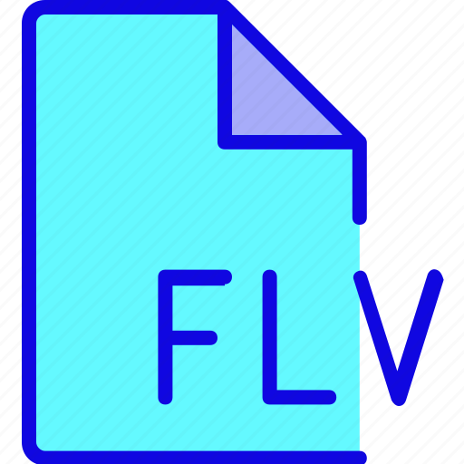 File, file type, fileformat, flv, format, text, type icon - Download on Iconfinder