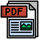 pdf, file, folder, computer, shotcut