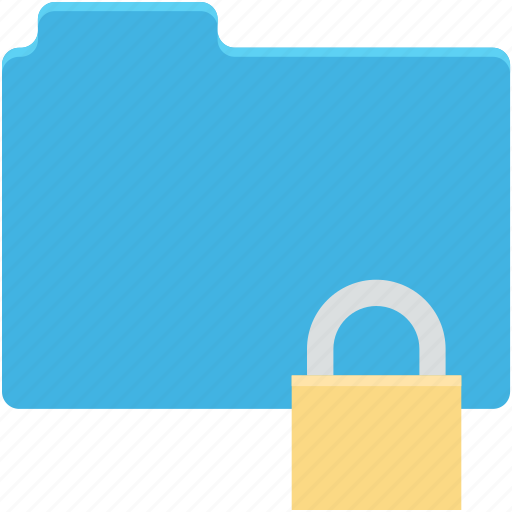 Data safety, folder, folder security, locked folder, protected document icon - Download on Iconfinder
